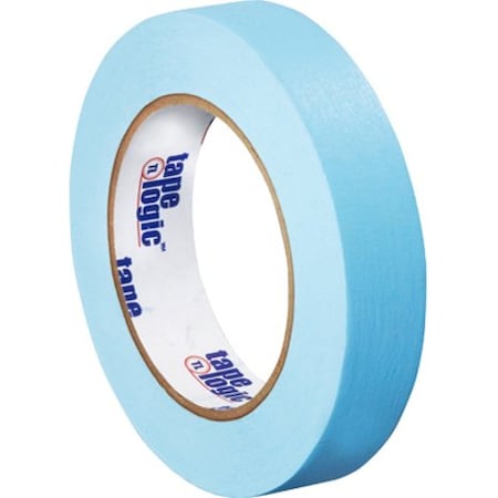 Tape Logic Masking Tape, 1x60 yd., Blue, PK12, 1" W x 60 yds L, Light Blue, 12 PK T93500312PKH
